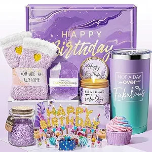 Happy Birthday Gifts for Women Friendship, Birthday Gift Box for Mom Sister