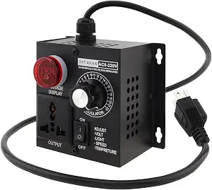 AC Variable Motor Speed Controller 110V 220V 18A 4000W Max