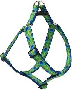 LupinePet Originals 1" Tail Feathers 24-38" Step In Harness for Large Dogs