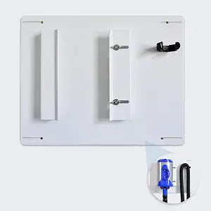 SHELANDY Pet Dryer Wall Mount with Hose Holder | Iron Hanger and Bracket Compatible to Dry Wall