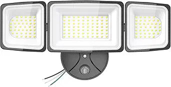 Onforu 130W Dusk to Dawn Flood Lights Outdoor,6500K Outdoor Lighting,13000LM Super Bright Lights,IP65 Waterproof Hardwired LED Security Lights for Garage,Yard,Outside