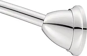 Moen MDN2170CH Magnetix 60-inch Curved Adjustable Single Shower Curtain Rod, Chrome