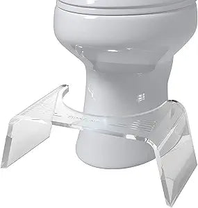 Squatty Potty Ghost Acrylic Toilet Stool, 7"