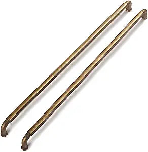 Goo-Ki 6 Pack 12-3/5 Inch 320mm Hole Center Cabinet Pulls Antique Brass Zinc Alloy Kitchen Drawer Pulls Drawer Handles 13.05 Inch Length 2201-GT-320