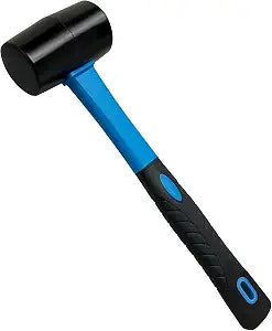 Rubber Mallet Hammer Soft Rubber Head Comfort Grip 13.5 oz
