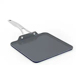 Calphalon Premier Ceramic Nonstick 11" Square Griddle, Midnight Blue
