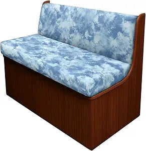 Tie-Dye Blue Pattern Washable RV Dinette Cushions Covers with Car Bench 1 Backrest Covers & 1 Bench Covers Furniture Protector for RV Camper Home & Kitchen Accessories
