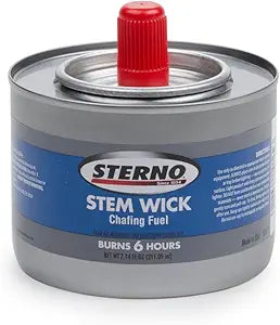 sterno 10102 Chafing Fuel Can With Stem Wick, Methanol, 6 Hour Burn, 1.89 G, 24/carton
