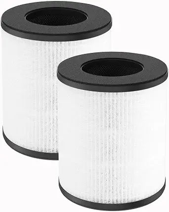 2 Pack CL-6070A Replacement Filter for Cool-Living CL-6070A, Tredy TD-1300, Beaba and Tenergy Renair TAP01 Air Purifier, H13 True HEPA with Activated Carbon and Pre-filter