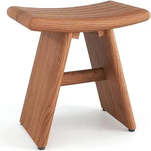 18" Asia-Bjon Slatted Teak Shower Bench