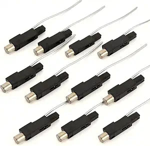 10Pcs Piezoelectric Igniter Replacement Kit, Universal Electronic Igniter with Copper Contacts for Gas Stove, Oven, Grill, Heater, Fireplace, Water Heater & Spray Gun Spark Generator Repair Part