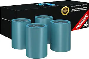 weAQUA Shower Filter Replacement Cartridge 4-Pack Fits Standard Housings