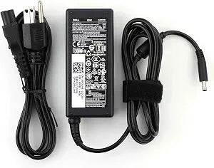 Dell Inspiron Laptop Charger Genuine 65W watt 4.5mm tip AC Power Adapter for Inspiron 13 14 15 3000 5000 7000 Series 5558 5755 3147 7348-2in1 5555 5559 0G6j41 0MGJN with Power Cord