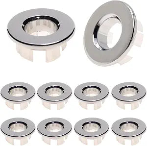 10Pcs Sink Overflow Cover Rings, 30mm / 1.18" (Type-B)