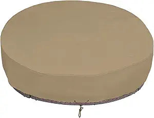 SunPatio Outdoor Daybed Cover 88 Inch, Heavy Duty Waterproof Patio Furniture Sofa Cover with Taped Seam, FadeStop Material, All Weather Protection, Taupe