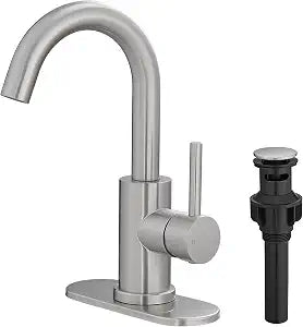 Bathroom Faucet, Single Hole Bathroom Sink Faucet