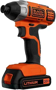 BLACK+DECKER 20V MAX* POWERCONNECT 1/4 in. Cordless Impact Driver Kit (BDCI20C)