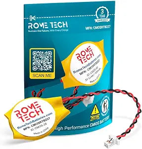 Rome Tech CR2032 CMOS Battery for Dell Inspiron 13 5390