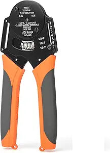 iCrimp IWD-1620 Deutsch Crimp Tool, Size 16 Deutsch Crimper, Solid Barrel Contact & Circular Connector Contacts Crimping Tool, 8 Indents Wire Crimper, AWG16 to AWG20