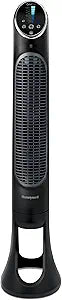 Honeywell QuietSet Whole Room Tower Fan, Oscillating Tower Fan with Remote, Black, HYF290B