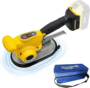 Upgraded Cordless Tile Vibrator with Auto-Leveling Suction Cup 200kg Adsorption - Compatible with Dew-alt 20V MAX Batteries(Bare Tool),6 Speeds Adjustable Handheld Vibrating Tile Tool,33000r/min