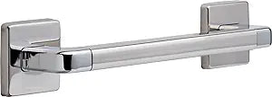 DELTA FAUCET 41912 Angular Modern Grab Bar, 12-Inch, Polished Chrome