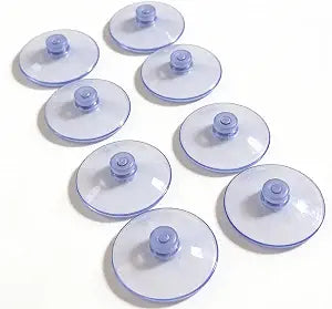 Shower Caddy Connectors Suction Cups 8-Pack Universal Adhesive Mounts for Adjustable Bathroom Shelves, Soap Dispensers & Organizers, Heavy Duty No-Drill Wall Hooks