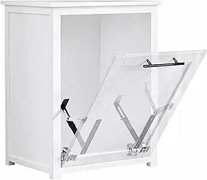 Tilt-Out Cabinet Conversion Kit, Convert Single-Door into Tilt-Out Trash Can Cabinet/Tilt-Out Laundry Hamper Cabinet, Hidden Cabinet Storage for Trash, Laundry, Pet Food & More, Easy Install, 65 lbs