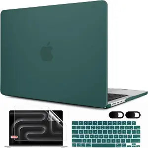 MEEgoodo for M5 MacBook Pro 16 inch Case 2026 2024 2023 2021 (Fit Model A3429/A3428/A3403/A3186/A2991/A2780/A2485) M5 M4 M3 M2 M1 Pro/Max, Laptop Case with Keyboard & Webcam Cover, Matte Teal
