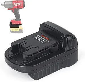 for Dewalt to Milwaukee Battery Adapter, Convert for DeWalt 18v-20v Batteries to Milwaukee M18 18v Cordless Power Tools Use