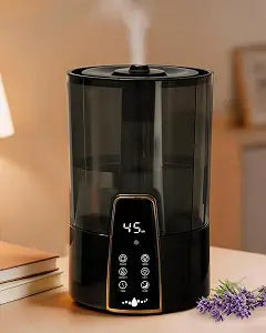 YOKEKON Humidifiers for Bedroom, 4L Remote Control for Large Room,Black