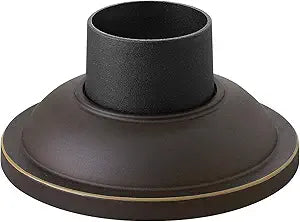 Hinkley Landscape Lighting 1304OZ Traditional Aluminum Pier Mount Base, Oil Rubbed Bronze