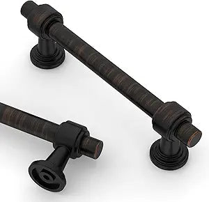 Asidrama 10 Pack 3.75 Inch(96mm) Oil Rubbed Bronze Kitchen Cabinet Handles, Cabinet Pulls Kitchen Cabinet Hardware for Cupboard Drawer Pulls
