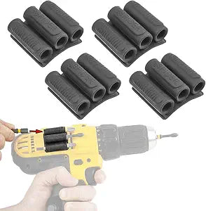 Spider Tool Holster, BitGripper v2 Drill Bit Holder for Drill & Driver, 4Pk
