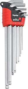 Wiha 66996 ErgoStar Ball End Hex L-Key, 9-Piece Set