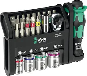 Wera 05049001001 Tool-Check Modular Imperial 1, 21 pieces