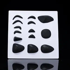 Gaming Mouse Three Dimensional Grips Auxiliary Patch for Esports Gamer Supporting Palm Labor-Saving Non Slip Skin Feel Traceless Black