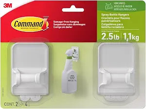 Command Spray Bottle Hangers, 2 Pack