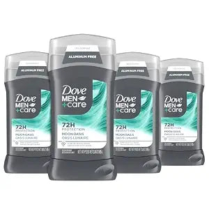 DOVE MEN Aluminum-Free Deodorant Moon Oasis 4 Count 3.0 oz