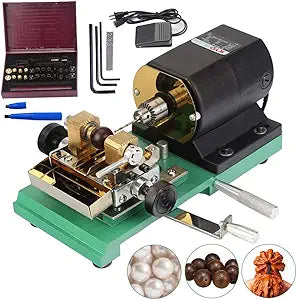 HiHydro 280W 110V Pearl Drilling Machine Driller Full Set Drill Holder for Shell Coral Amber Stone Jewelry Tools