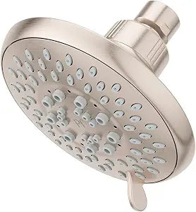 Pfister Universal Shower Head, Shower Arm Not Included, 5-Function, 1.75 GPM, Brushed Nickel Finish, 015WS2UT01K