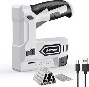 Bielmeier 2-in-1 Cordless T50 Staple Gun & Brad Nailer, 4V Battery Powered