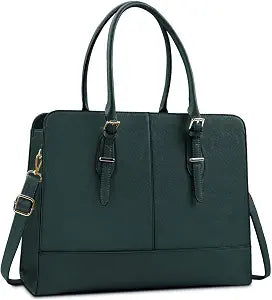 Women Laptop Bag Leather Work Tote 15.6 Inch Laptop Computer Bag for women