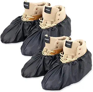 Reusable Boot & Shoe Covers, Washable, Non-Slip, 2 Pairs, X-Large