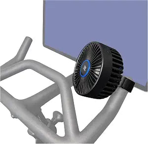Exercise Bike Fan for Peloton Bike & Bike+ with No-Wobble Handlebar Clamp