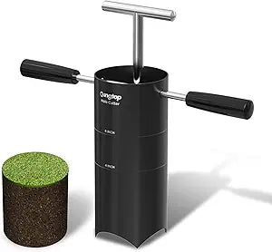 KINGTOP Portable Golf Hole Cutter Detachable Handle, USGA Standard 4Inch & 6Inch Hole Digger Backyard, Garden, Outdoor Golf Putting Green Practice