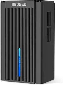 Dehumidifier, 95OZ Dehumidifier for Home 1000 Sq.Ft - Quiet with Auto Shut Off & Relaxing 7 Color Ambient Light,Ideal for Livingroom, Bedroom, Basement(Black)