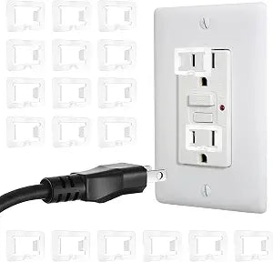 20 Pcs 2 Prong Snug Plug Outlet Fix for Loose Outlets (White)