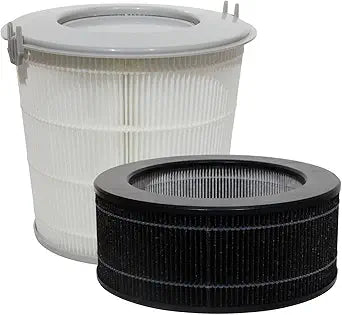 PUREBURG Replacement Filter Compatible with Aeris Aair Lite Air Purifier, H13 True HEPA and Activated Carbon Pre Filter, 2 Piece Pack