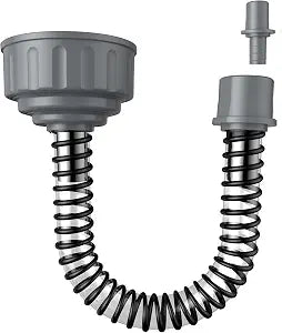 AC Drain Line CleanerHVAC to 1-inch & 3/4-inch PVC AC Drain Line Cleaner Tool - Universal Fit AC Drain Line Unclogger - Clear Visibility, Easy To Use, Grey
